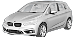 BMW F45 P1E7B Fault Code